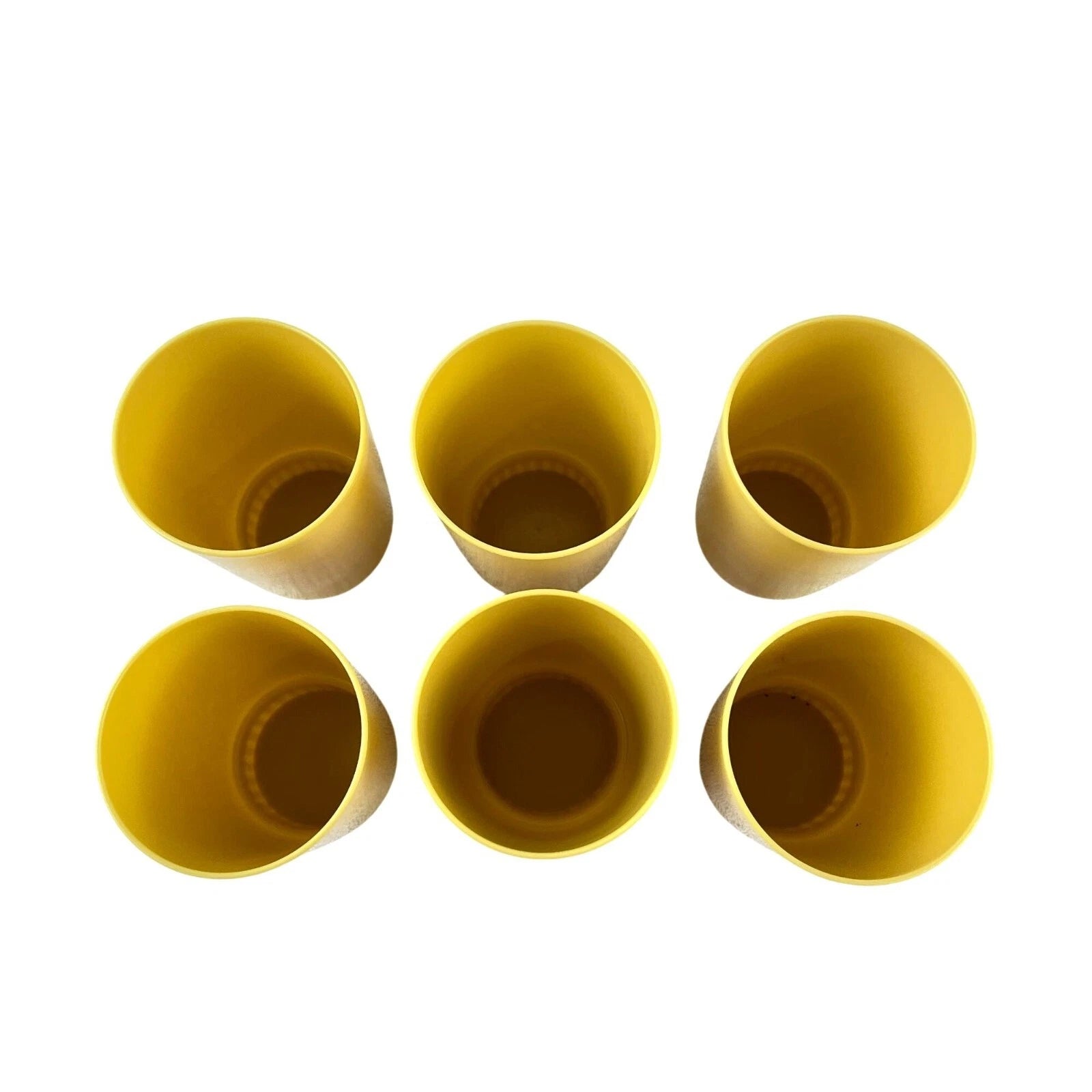 Lot of 6 Vintage Rubbermaid Harvest Gold Party Plan 8 oz Drinking Cups Tumblers | eBay