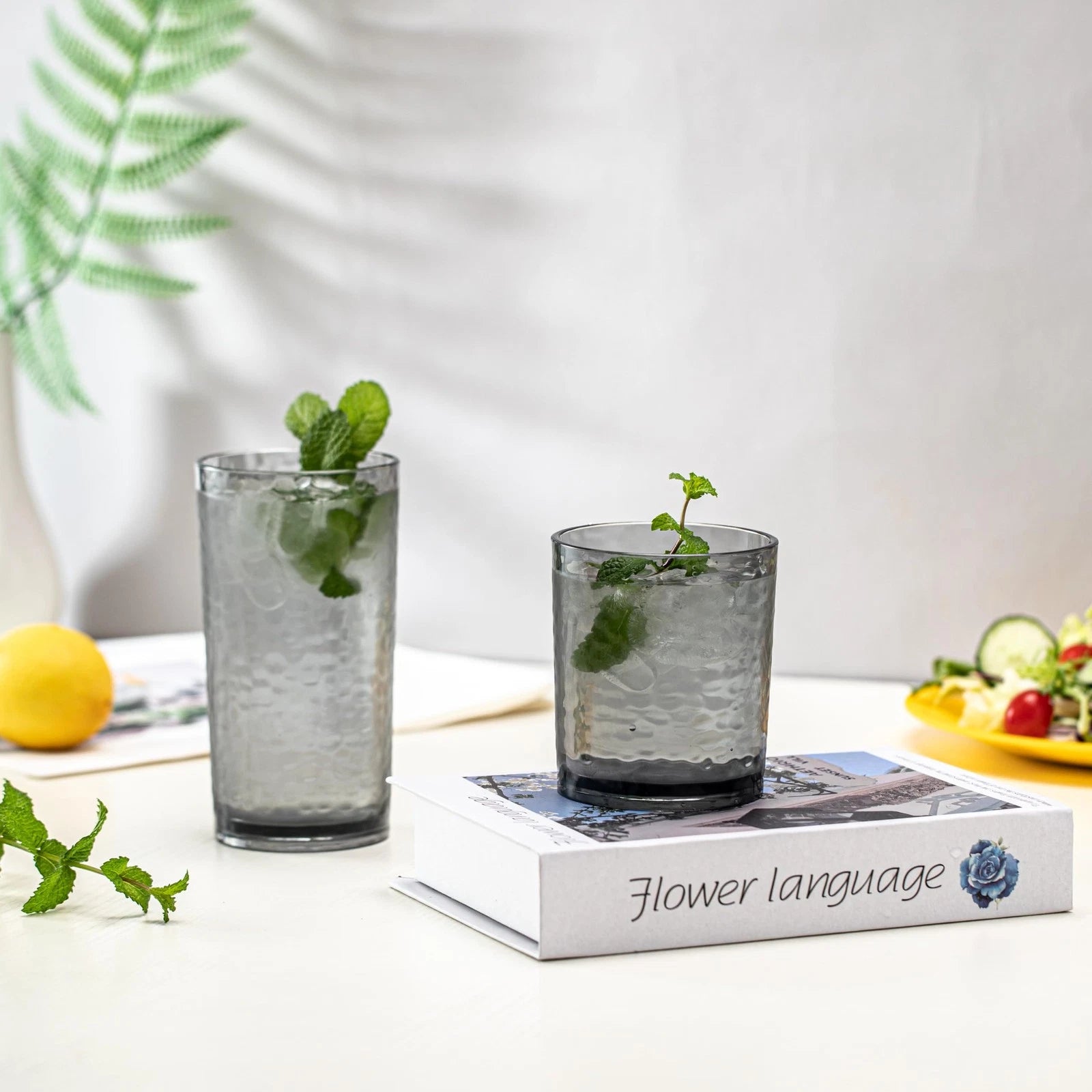 KX-WARE BPA-Free 20oz Hammered Acrylic Tumblers, Set of 6, Smoky Grey, Dishwa... | eBay