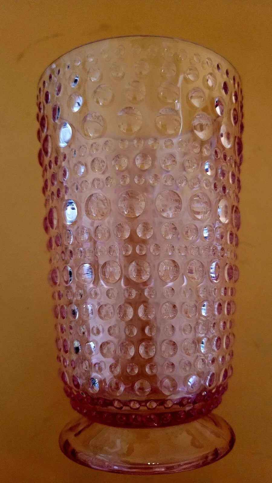 Hobnail Pink Tumbler Set of 4 Shatterproof Acrylic Vintage Inspired 6"Tall | eBay