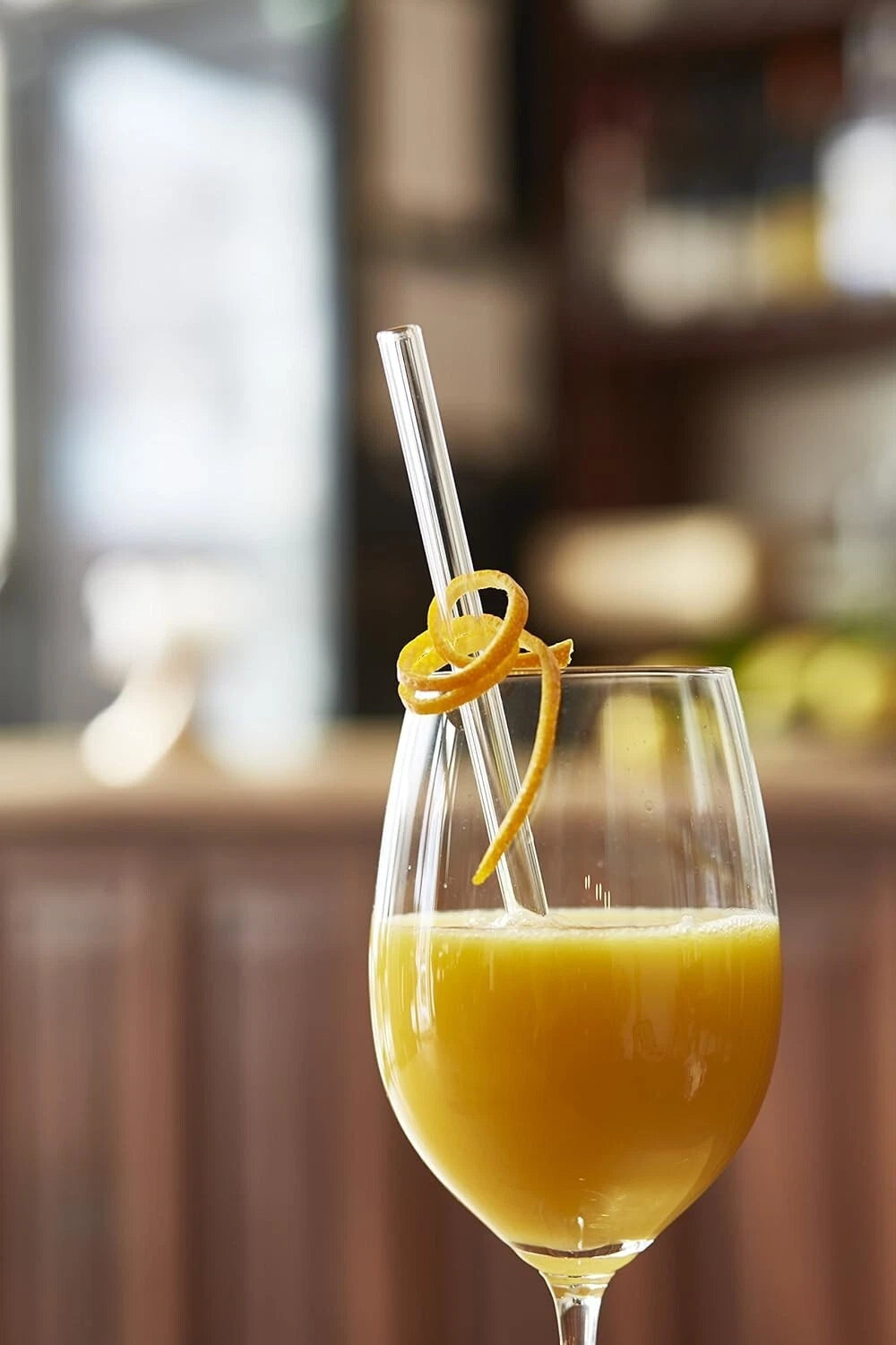 8-Inch Glass Straws Set - 6 Durable Reusable Straws for Smoothies & Cocktails | eBay