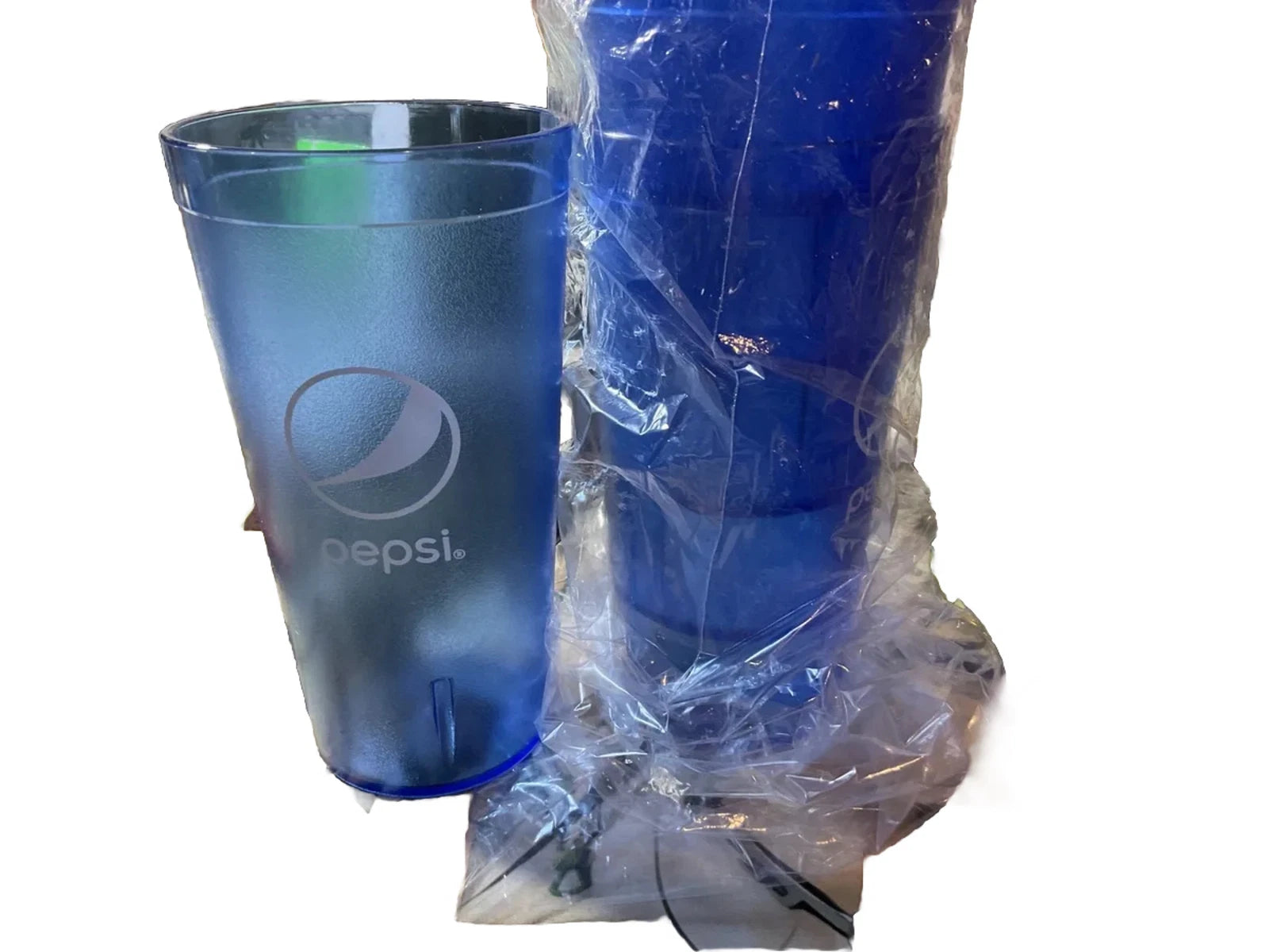 Pepsi Cola Restaurant Blue Plastic Tumblers Cups 20 Oz Blue Carlisle New ( 6 ) | eBay