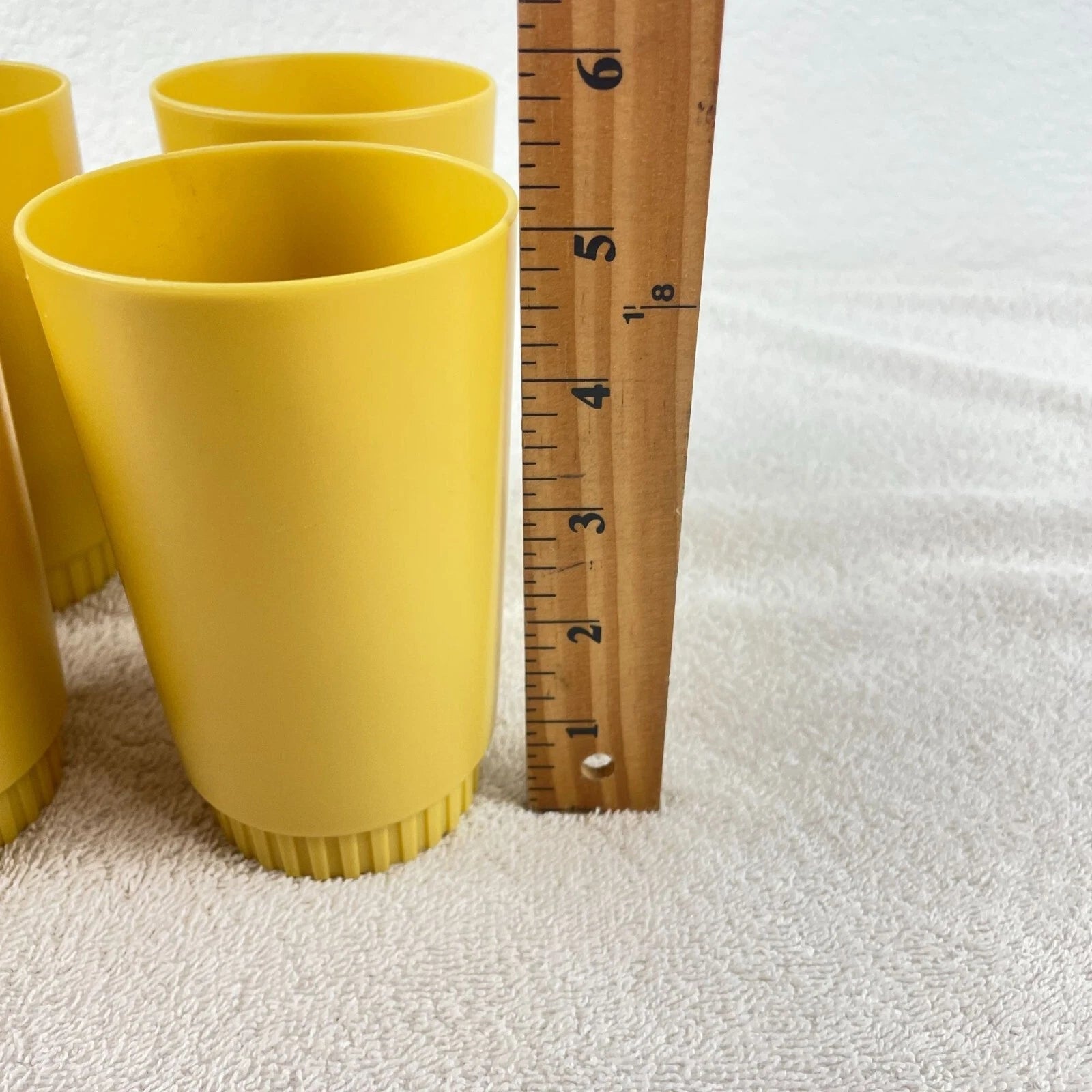 Lot of 6 Vintage Rubbermaid Harvest Gold Party Plan 8 oz Drinking Cups Tumblers | eBay