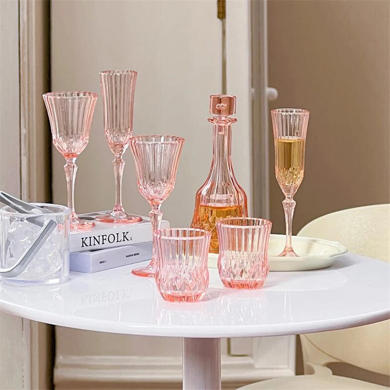 7Pcs/set Miniature Dollhouse 1/6 Wine Ware Bottle Decanter Flute Glass Drinks | eBay