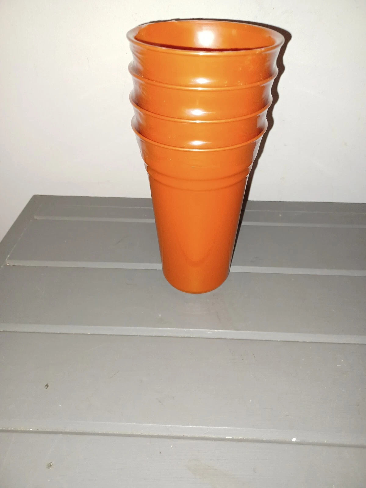 Orange Cups Tumblers 4 Pack MADE IN THE USA BPA-Free Dishwasher Safe 24 oz | eBay