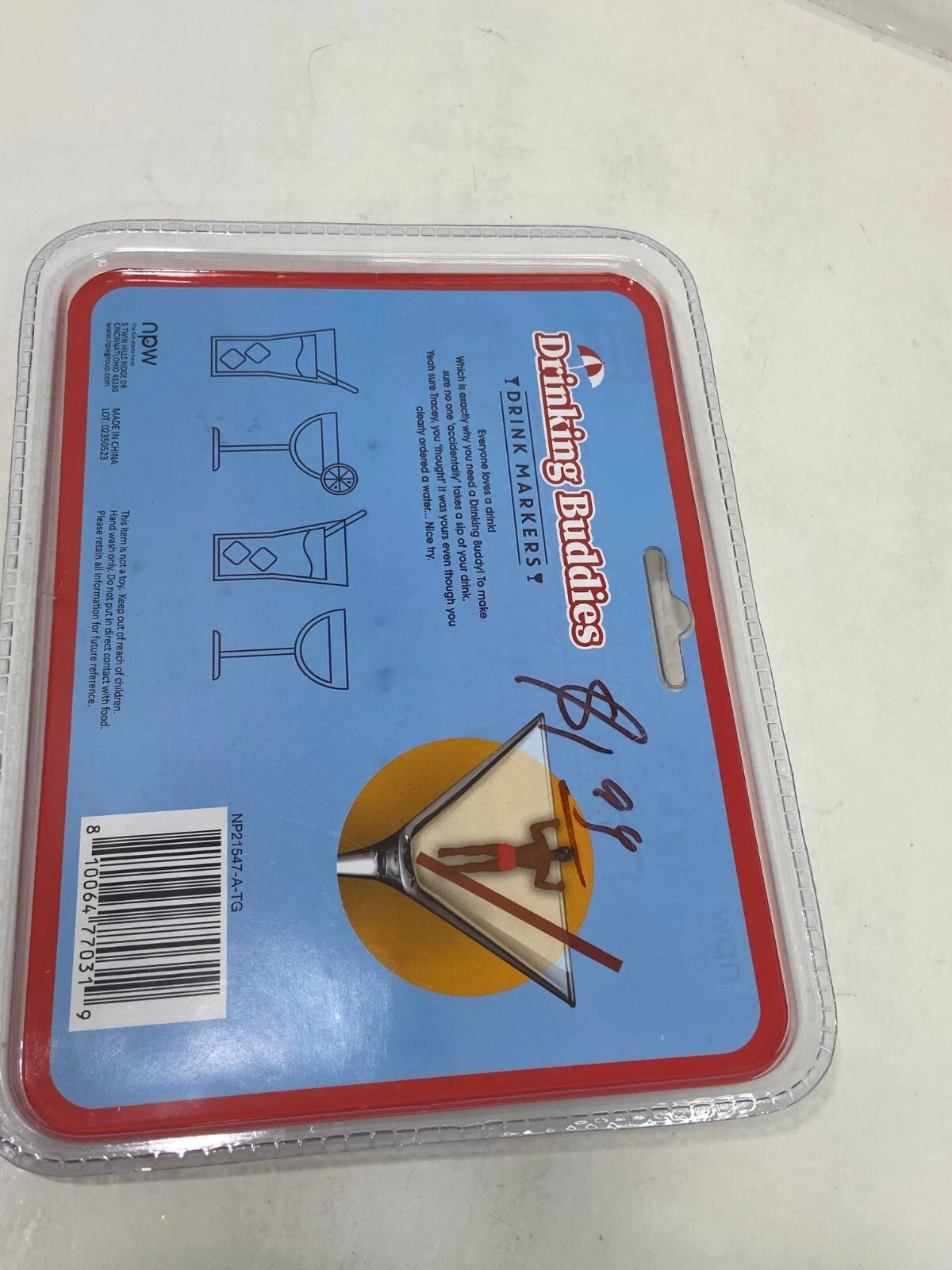 Drinking Buddies Drink Markers Muscular Men Set of 6 Pack Cocktail Collectibles | eBay