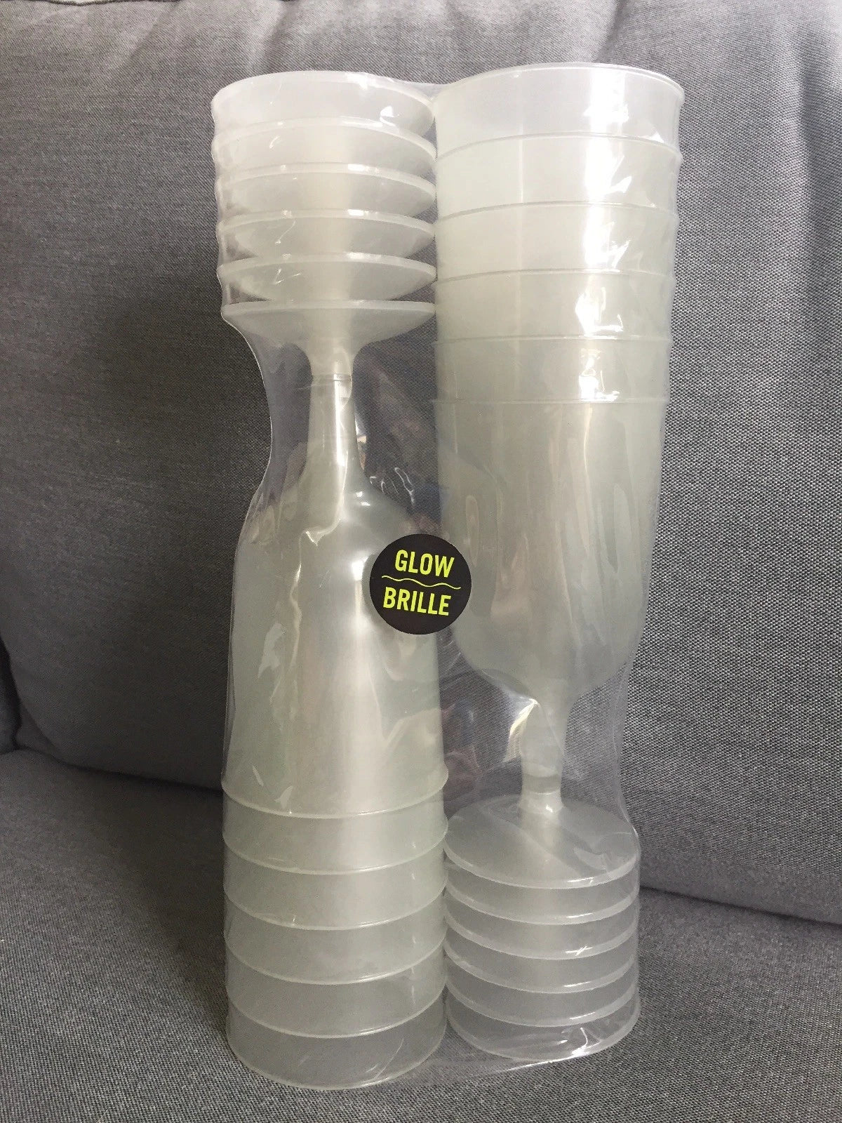 Glow In The Dark 6oz. Wine Glasses, Plastic, Set Of 12 | eBay