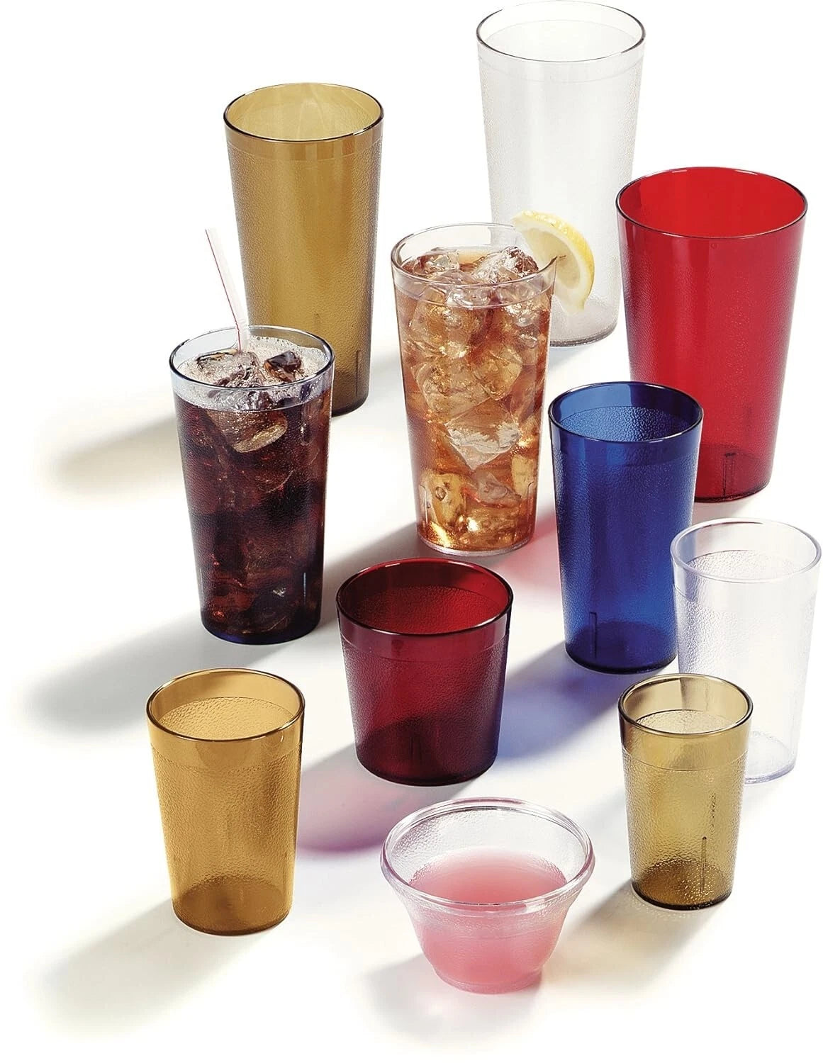 Classic Design 8 oz. Shatter-Resistant Tumblers Pack of 6 - Variety of Colors | eBay