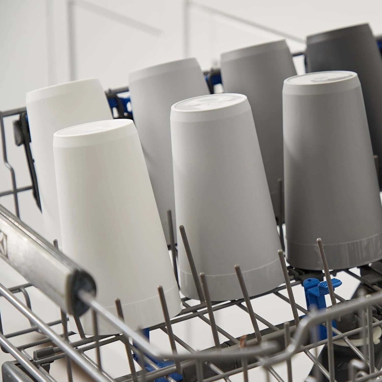 Reusable 20oz Shatterproof Plastic Tumblers in Stylish Grey Stone - 12 Pack | eBay