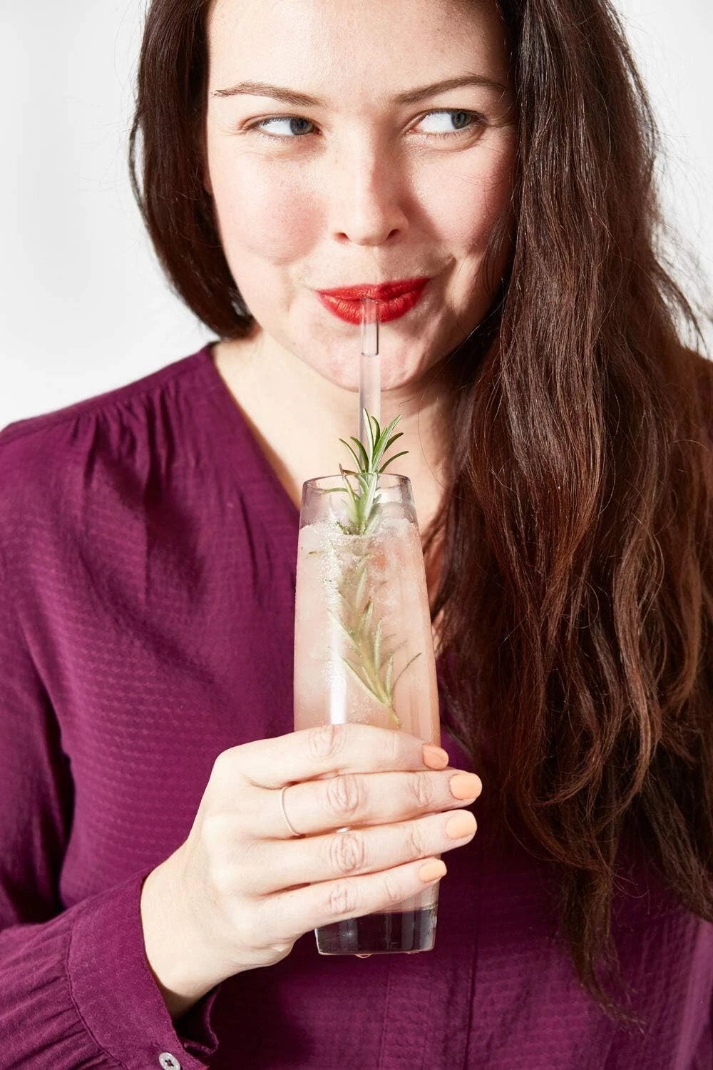 8-Inch Glass Straws Set - 6 Durable Reusable Straws for Smoothies & Cocktails | eBay