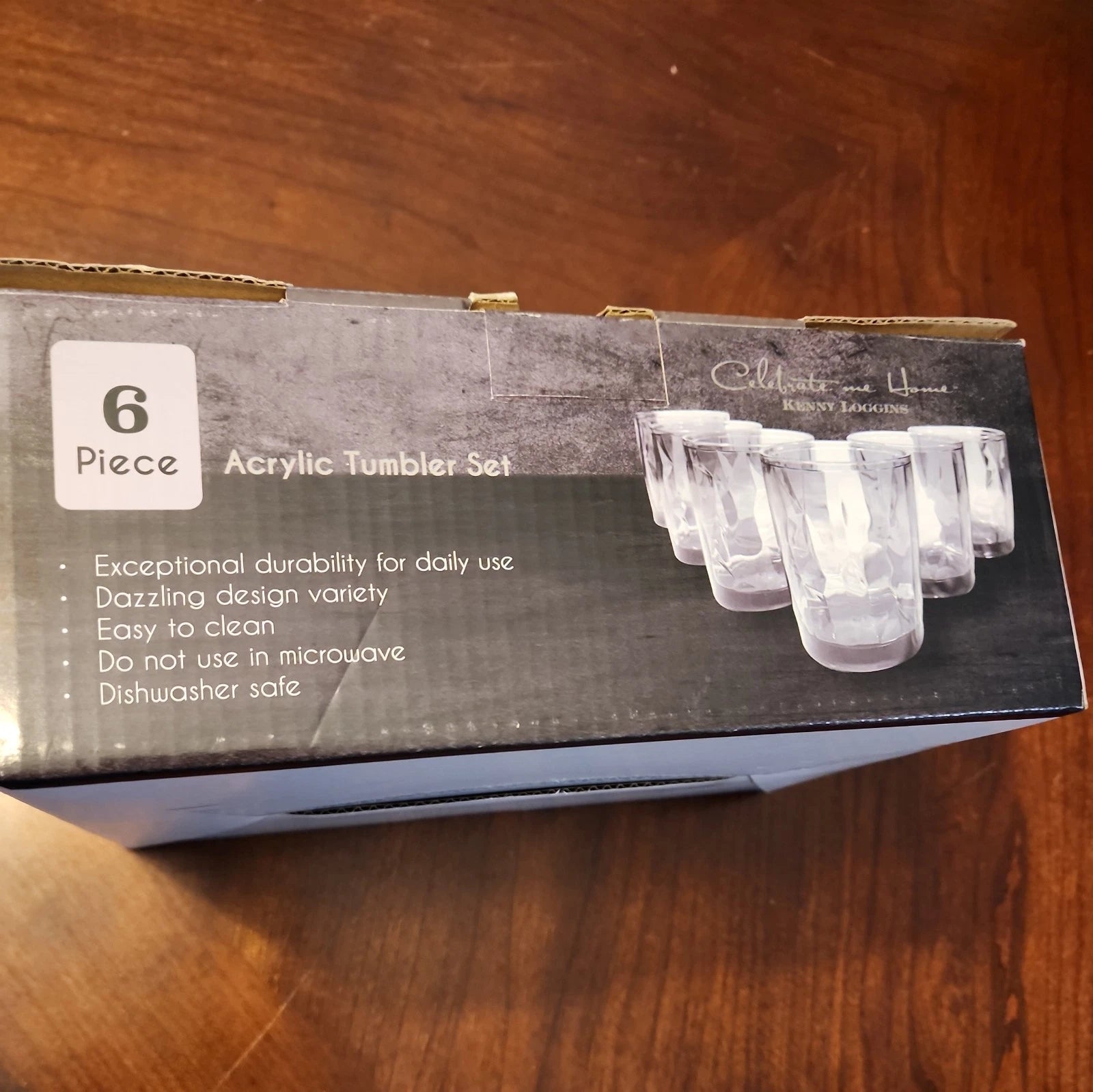 Kenny Loggins 6 Piece Acrylic Tumbler Set Celebrate me Home #CKLC-MSVBCDP NEW | eBay