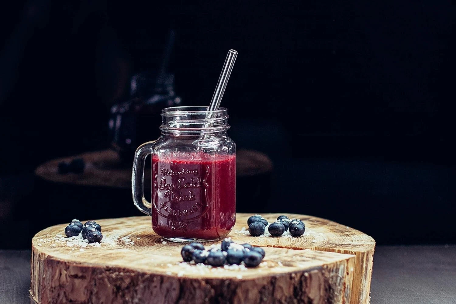 8-Inch Glass Straws Set - 6 Durable Reusable Straws for Smoothies & Cocktails | eBay