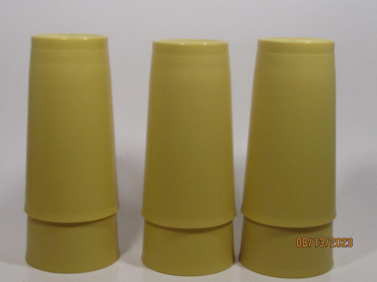 Tupperware Glasses . 873-2,3 12 fl oz. Set of 6 in yellow | eBay