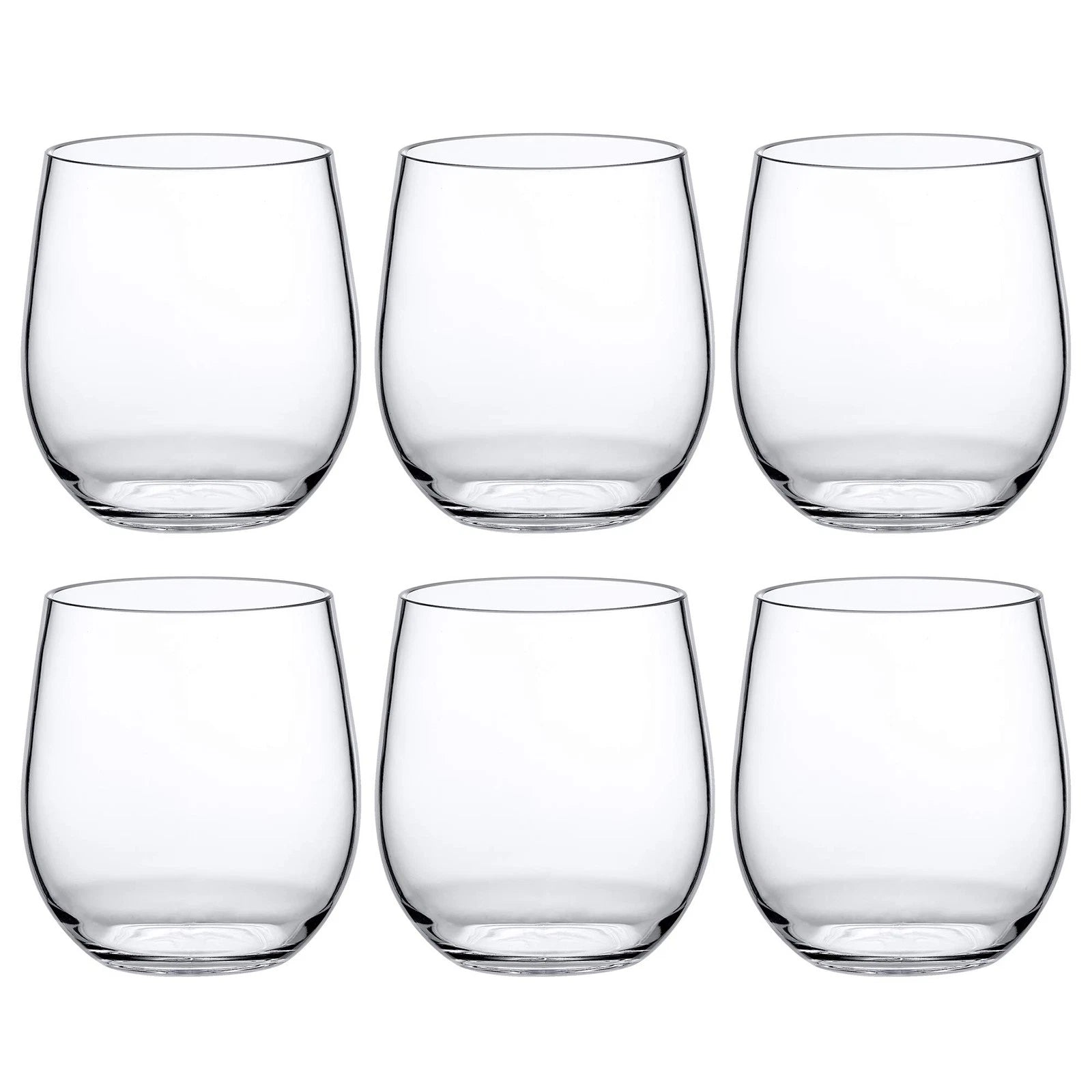 Abby-Cindy 14oz Tritan Wine Glasses Set of 6, Unbreakable, BPA-Free, Dishwash... | eBay