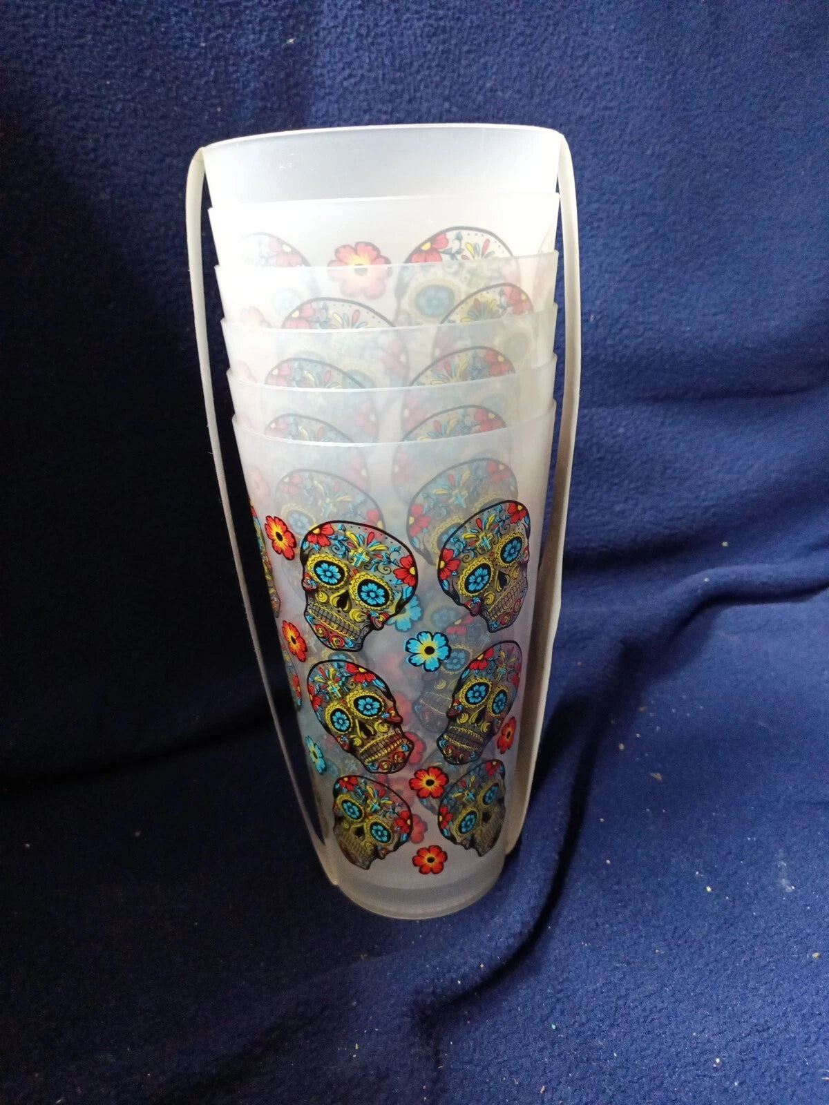 Perfectly Wicked Set Of 6 Day Of Deadhead Plastic Glasses 24oz. Unopened | eBay