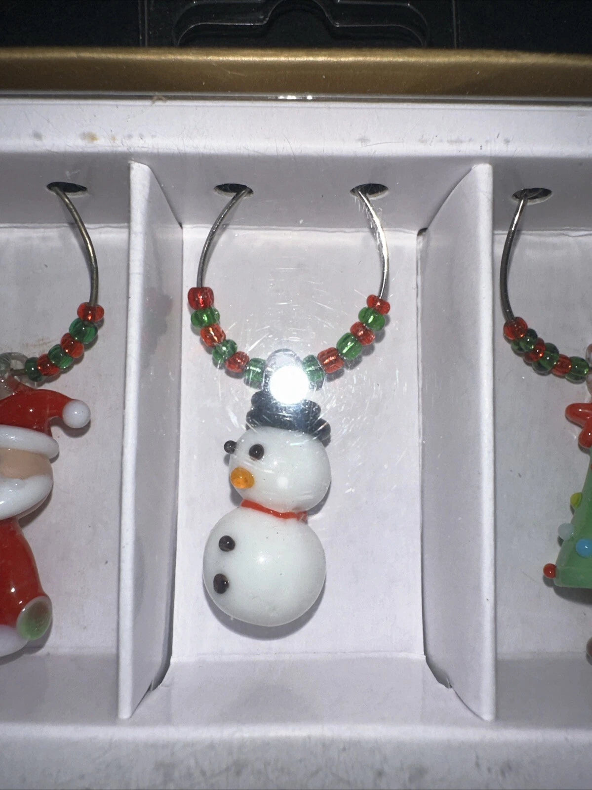 Pier 1 Imports Drink Charms Set of 6 Holiday Christmas Cocktail Party Decor NIB | eBay
