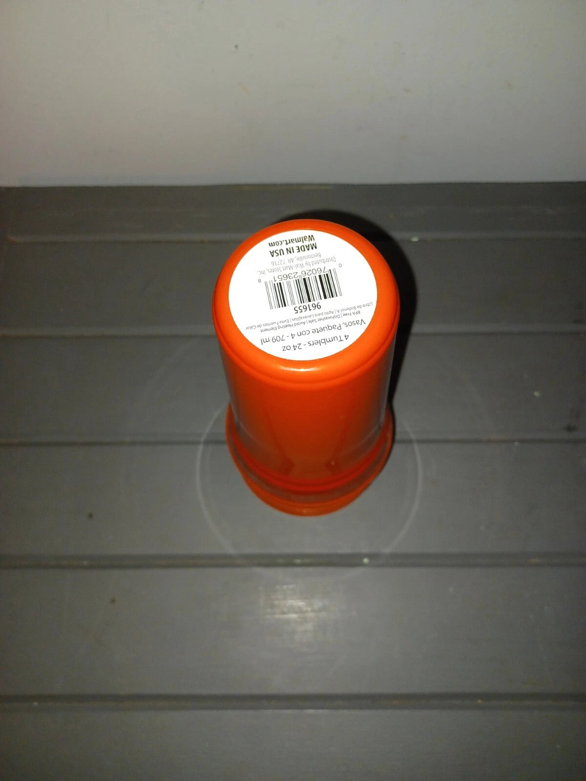 Orange Cups Tumblers 4 Pack MADE IN THE USA BPA-Free Dishwasher Safe 24 oz | eBay