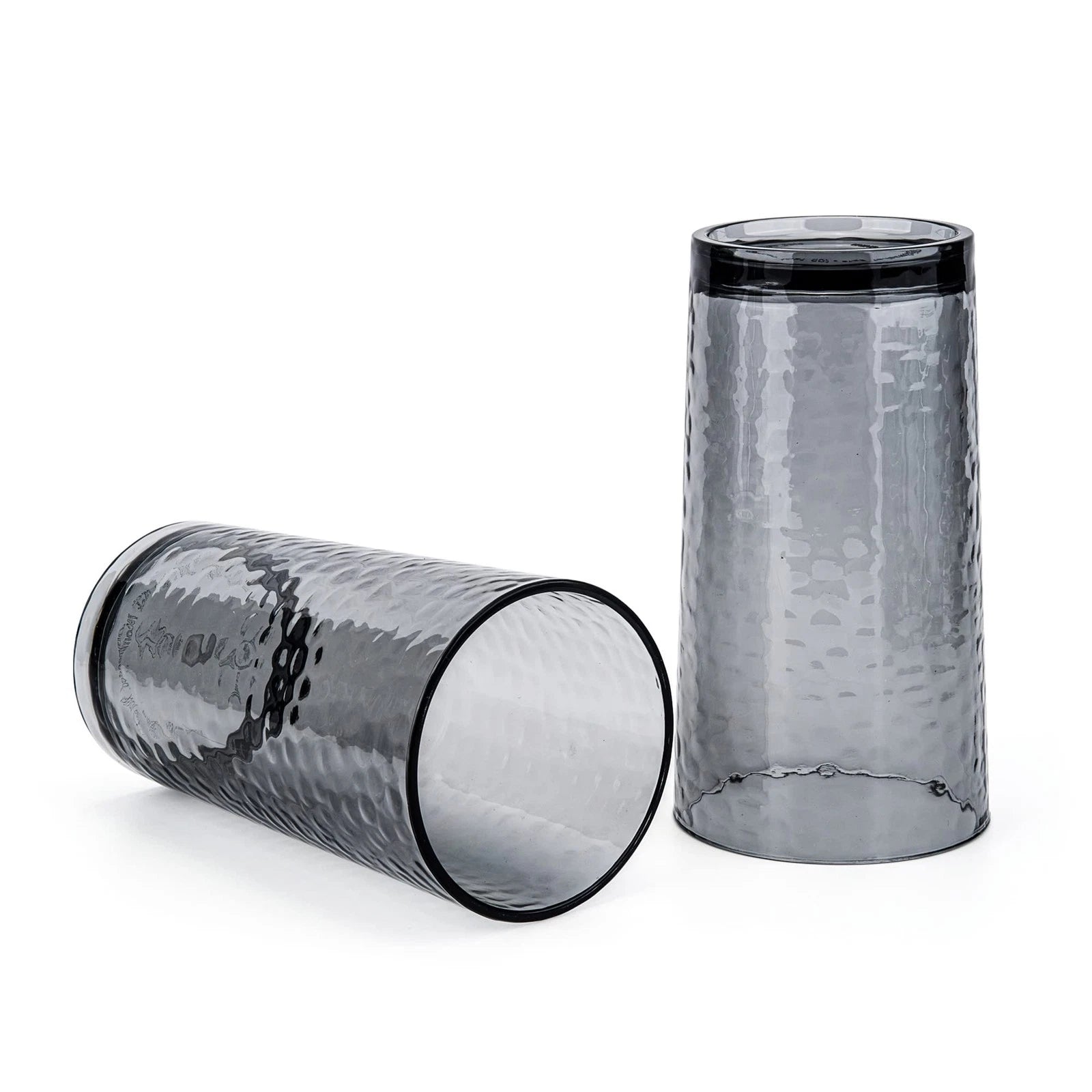 KX-WARE BPA-Free 20oz Hammered Acrylic Tumblers, Set of 6, Smoky Grey, Dishwa... | eBay