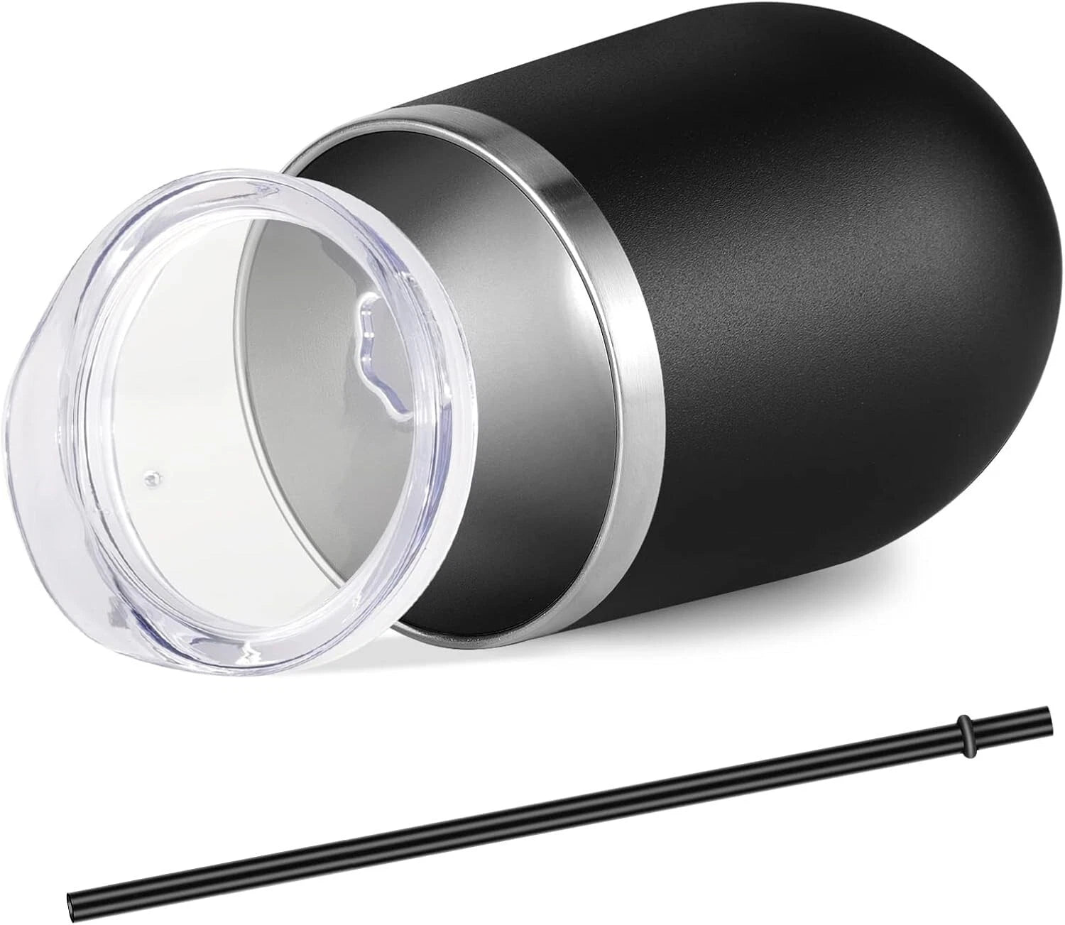 Fashionable 12oz Stemless Wine Tumblers - Bulk of 6 for Hot & Cold Drinks | eBay