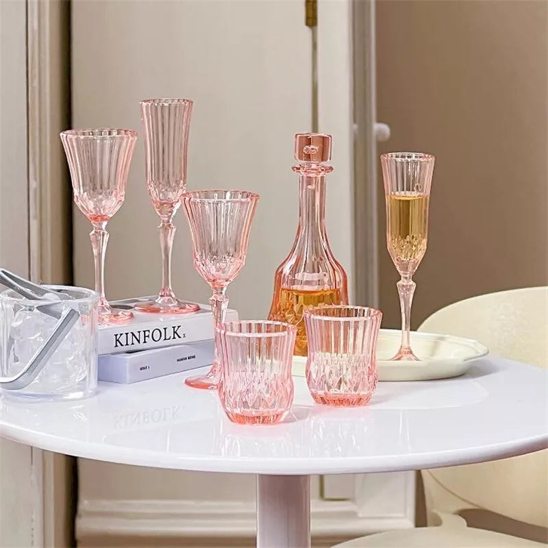 7Pcs/set Miniature Dollhouse 1/6 Wine Ware Bottle Decanter Flute Glass Drinks | eBay