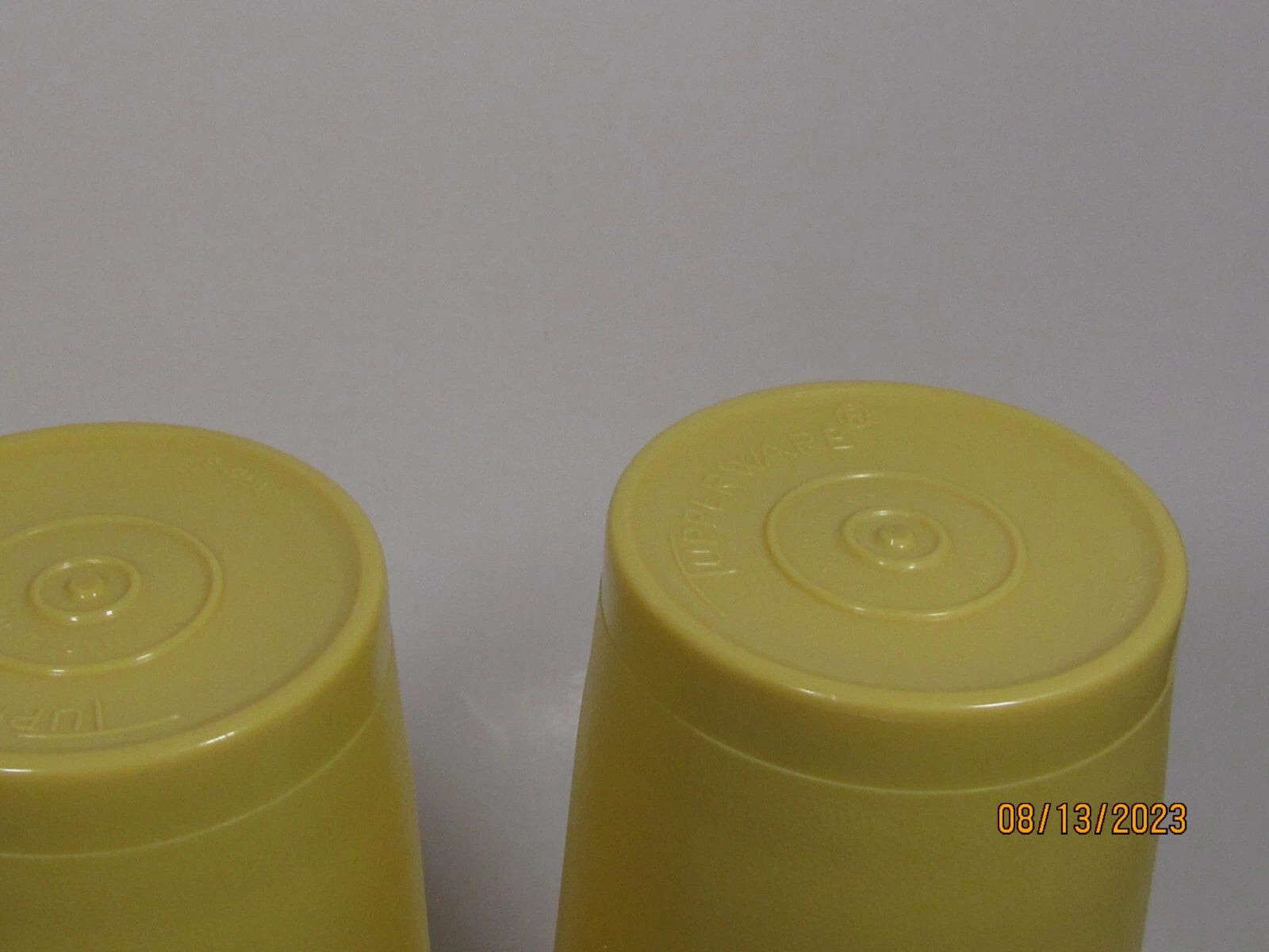 Tupperware Glasses . 873-2,3 12 fl oz. Set of 6 in yellow | eBay