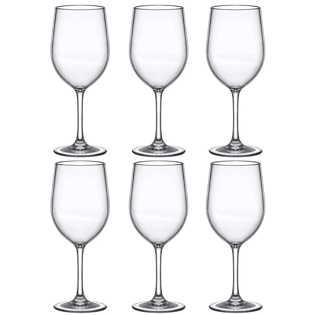 Abby Clara 12oz BPA-Free Tritan Wine Glasses, Set of 6, Unbreakable, Dishwash... | eBay