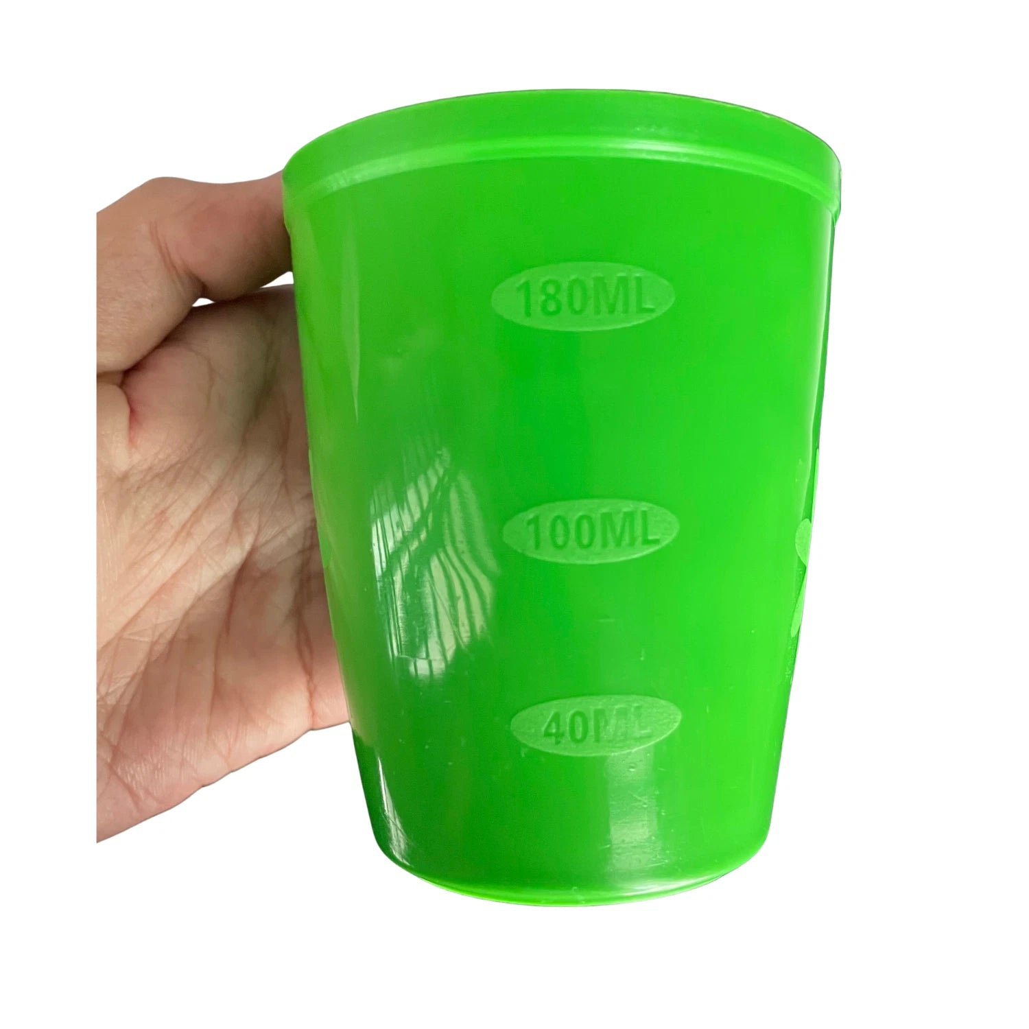BPA Free 6 Green Plastic Cups Set Floral Embossed Design Stackable Reusable 8 oz | eBay