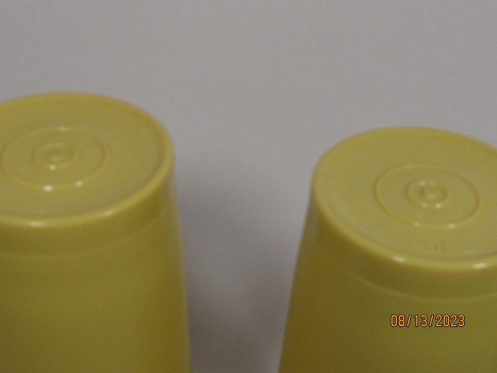Tupperware Glasses . 873-2,3 12 fl oz. Set of 6 in yellow | eBay
