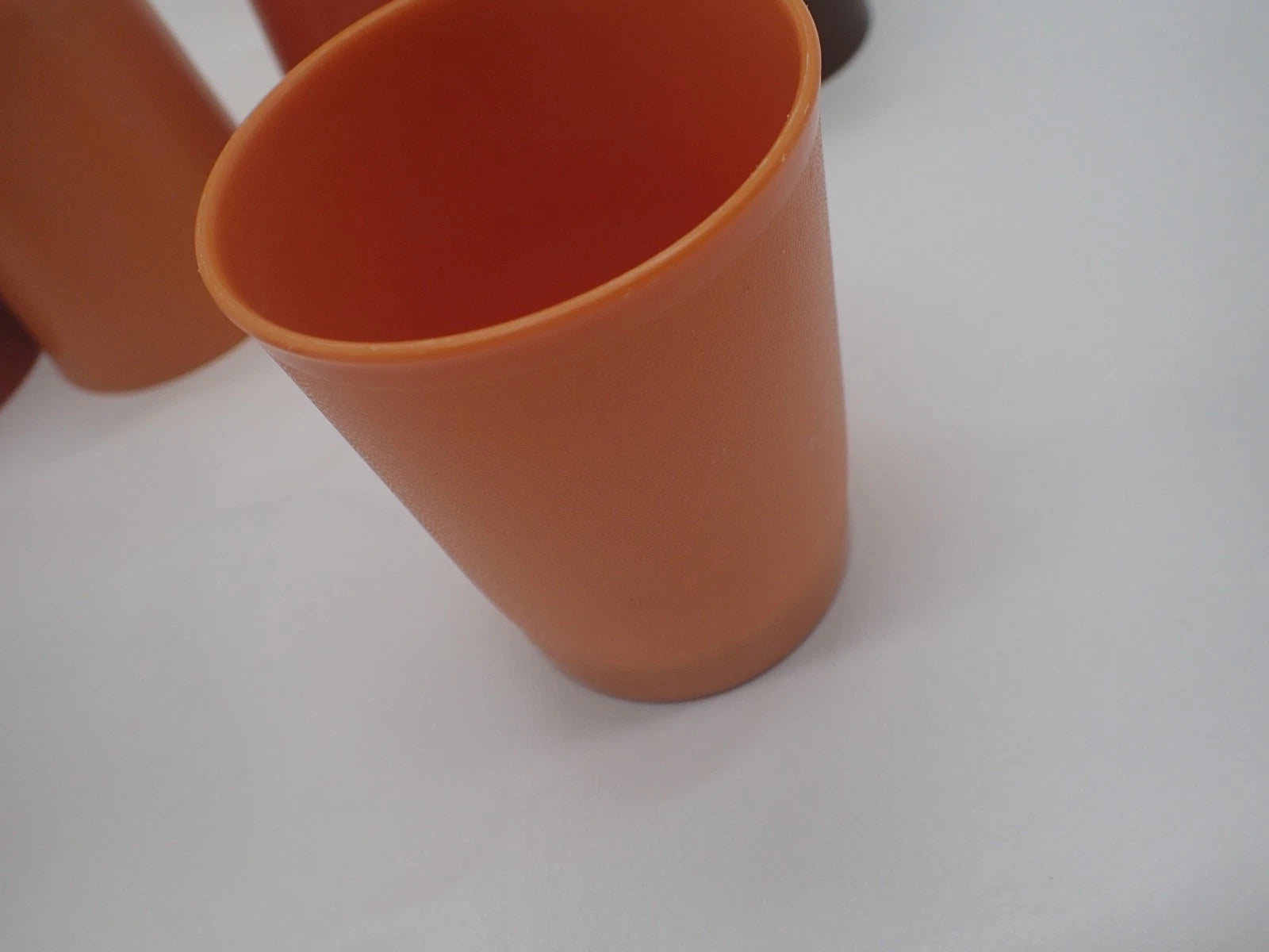 Lot of 7 Vintage TUPPERWARE Beverage Juice Glasses HARVEST COLORS 1251 | eBay