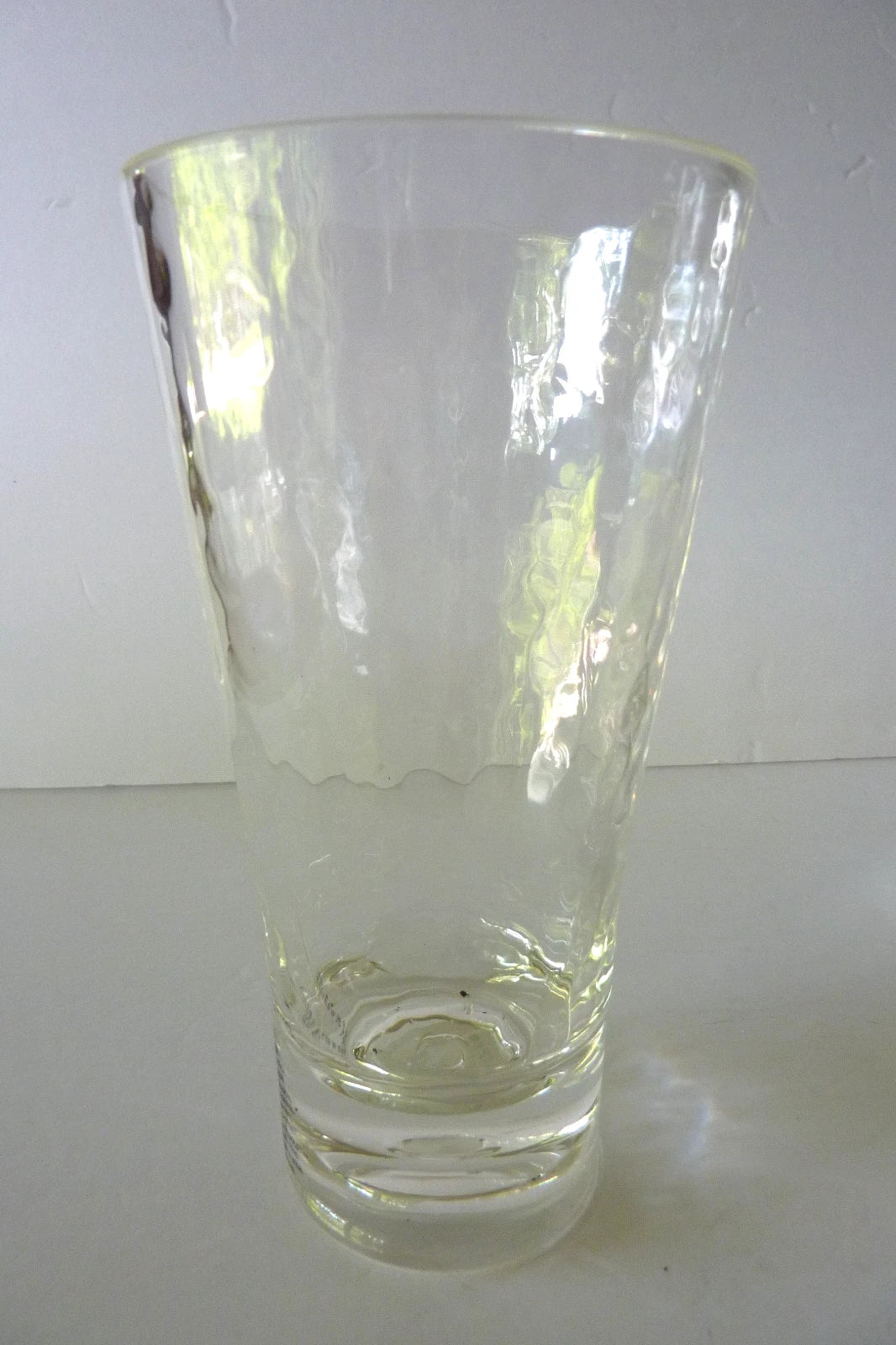 4 West Elm Acrylic Hammered Tumblers Highball Drinking Glassware Clear NWT | eBay
