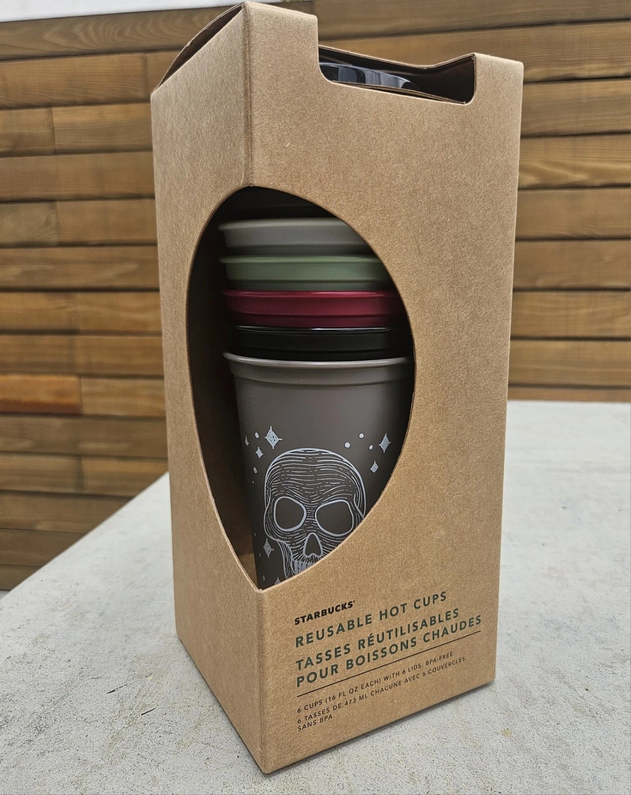 2019 Starbucks Halloween Reusable Hot Cups Limited Edition Cup Set Of 6 | eBay
