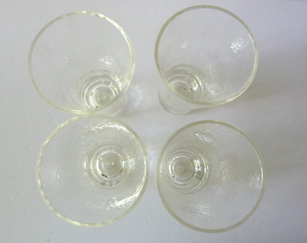 4 West Elm Acrylic Hammered Tumblers Highball Drinking Glassware Clear NWT | eBay