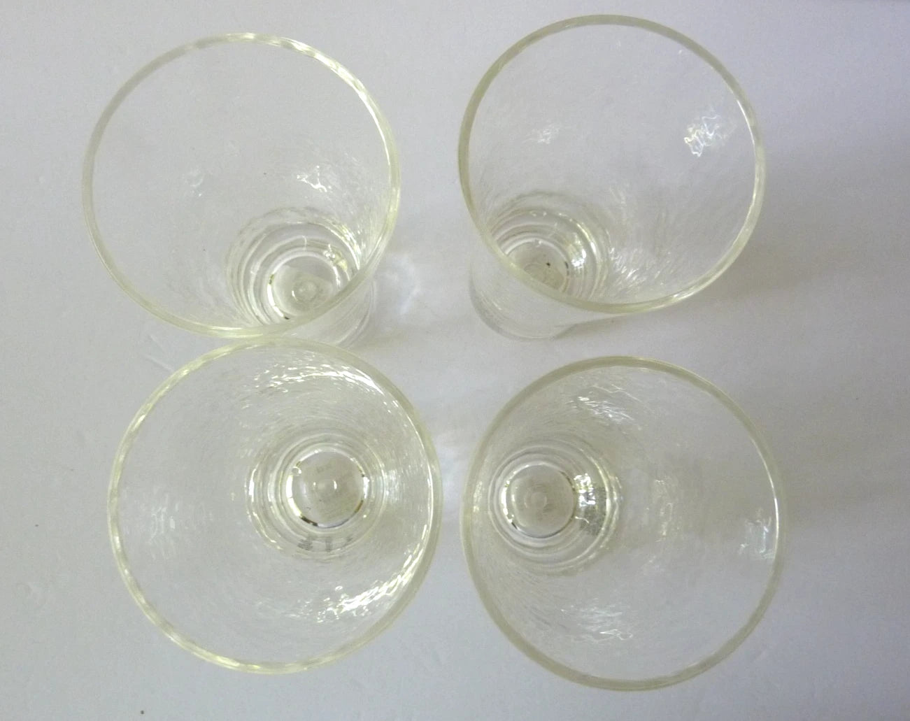 4 West Elm Acrylic Hammered Tumblers Highball Drinking Glassware Clear NWT | eBay