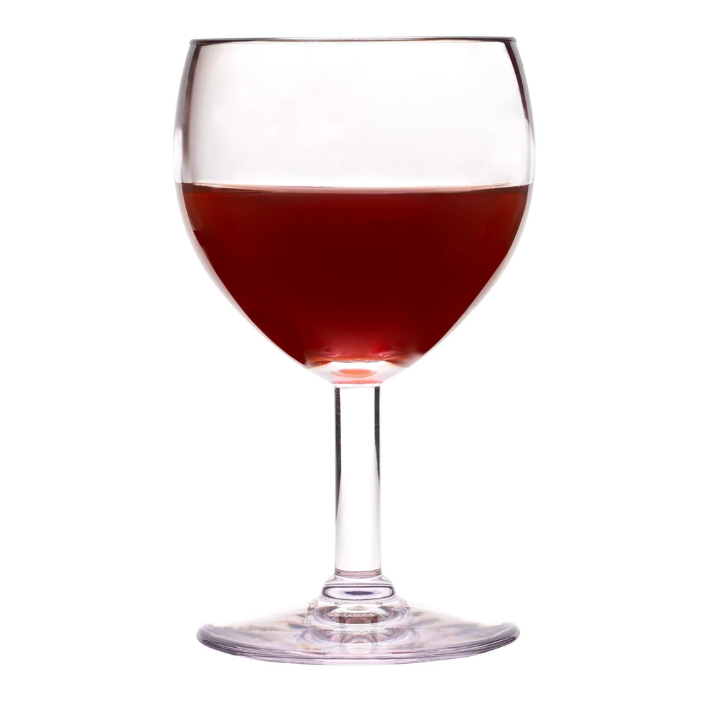 6 oz Shatterproof Plastic Wine Glasses, Clear, Pack of 12, BPA Free, Dishwasher | eBay