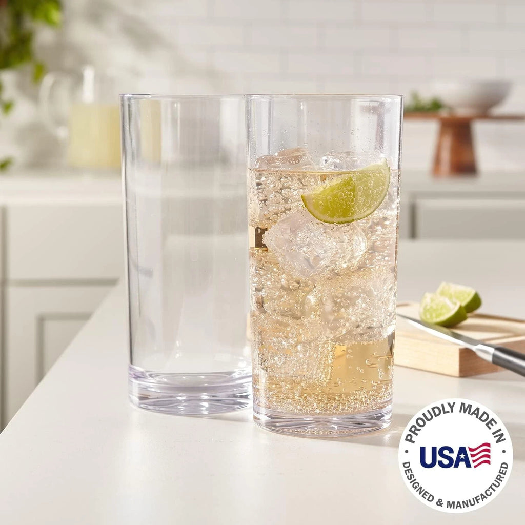 Stylish Classic Clear Plastic Iced Tea Cups - 6 Pack for Weddings & Parties | eBay