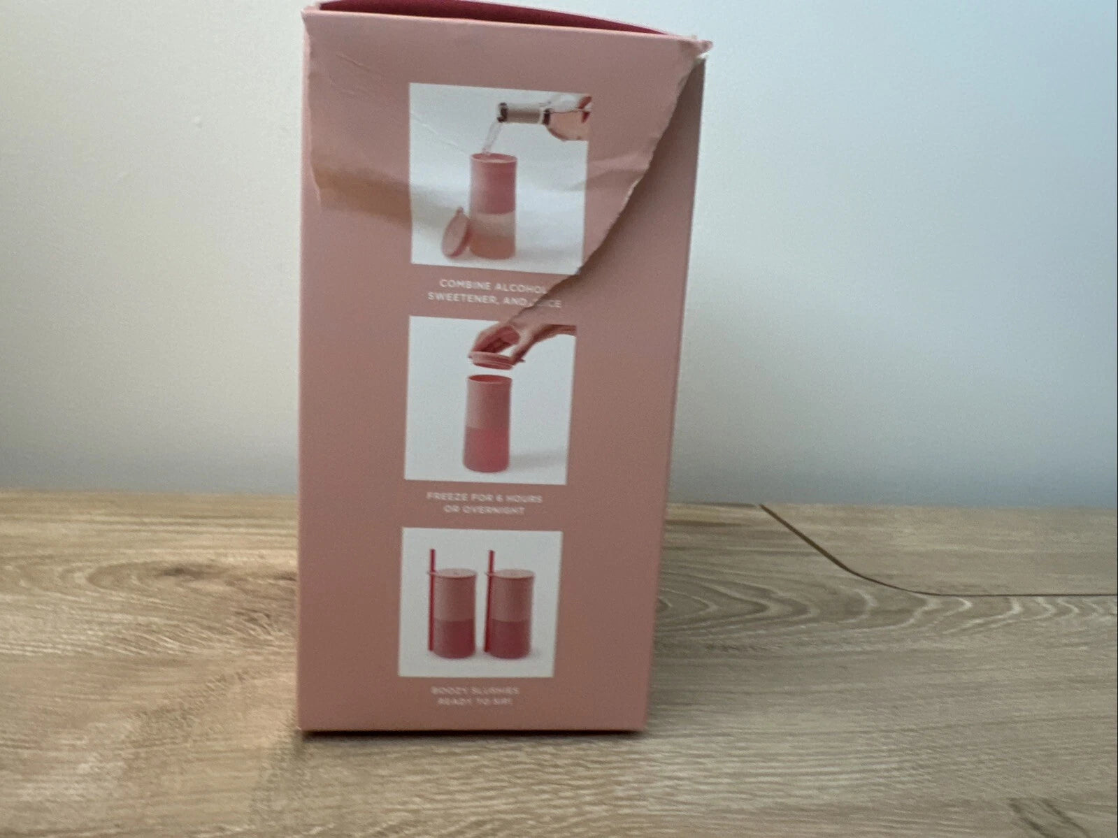 12oz Rabbit Frozen Cocktail Silicone Tumb Set Of 2 Insulated Drink Cup Pink | eBay