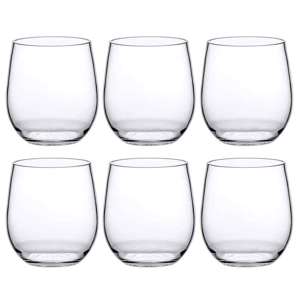 Abby-Cindy 14oz Tritan Wine Glasses Set of 6, Unbreakable, BPA-Free, Dishwash... | eBay