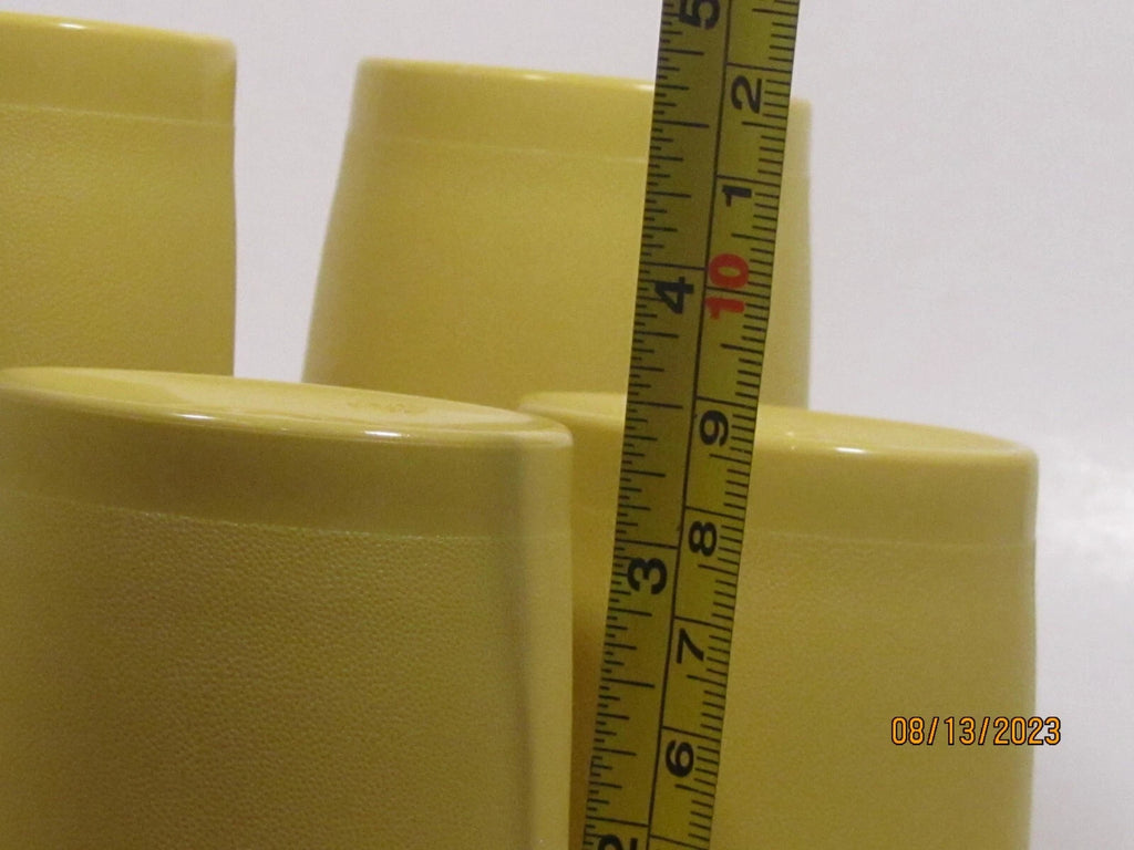 Tupperware Glasses 1251-8,9,10,11,12,17. 7 fl oz. Set of 6 in yellow | eBay