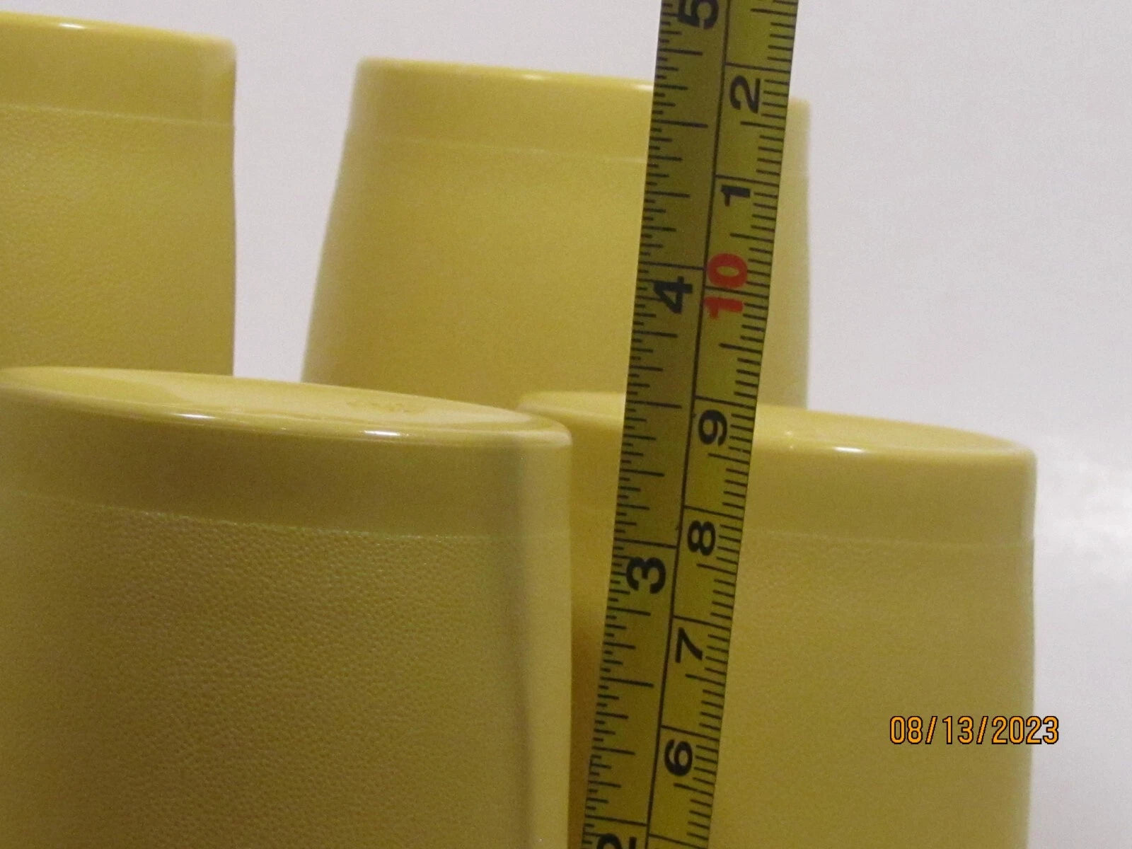 Tupperware Glasses 1251-8,9,10,11,12,17. 7 fl oz. Set of 6 in yellow | eBay