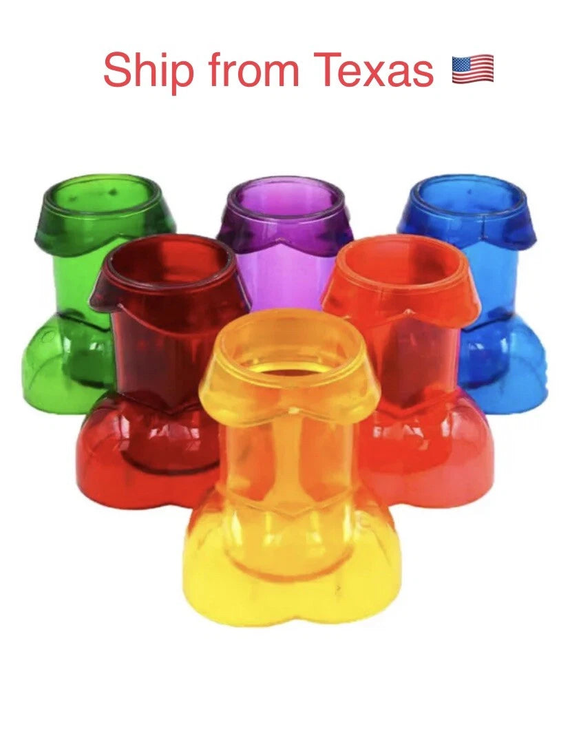 36 Penis Shaped Shot Glass Cup Bachelorette Party Drinking Night - 6 X 6 Pk | eBay