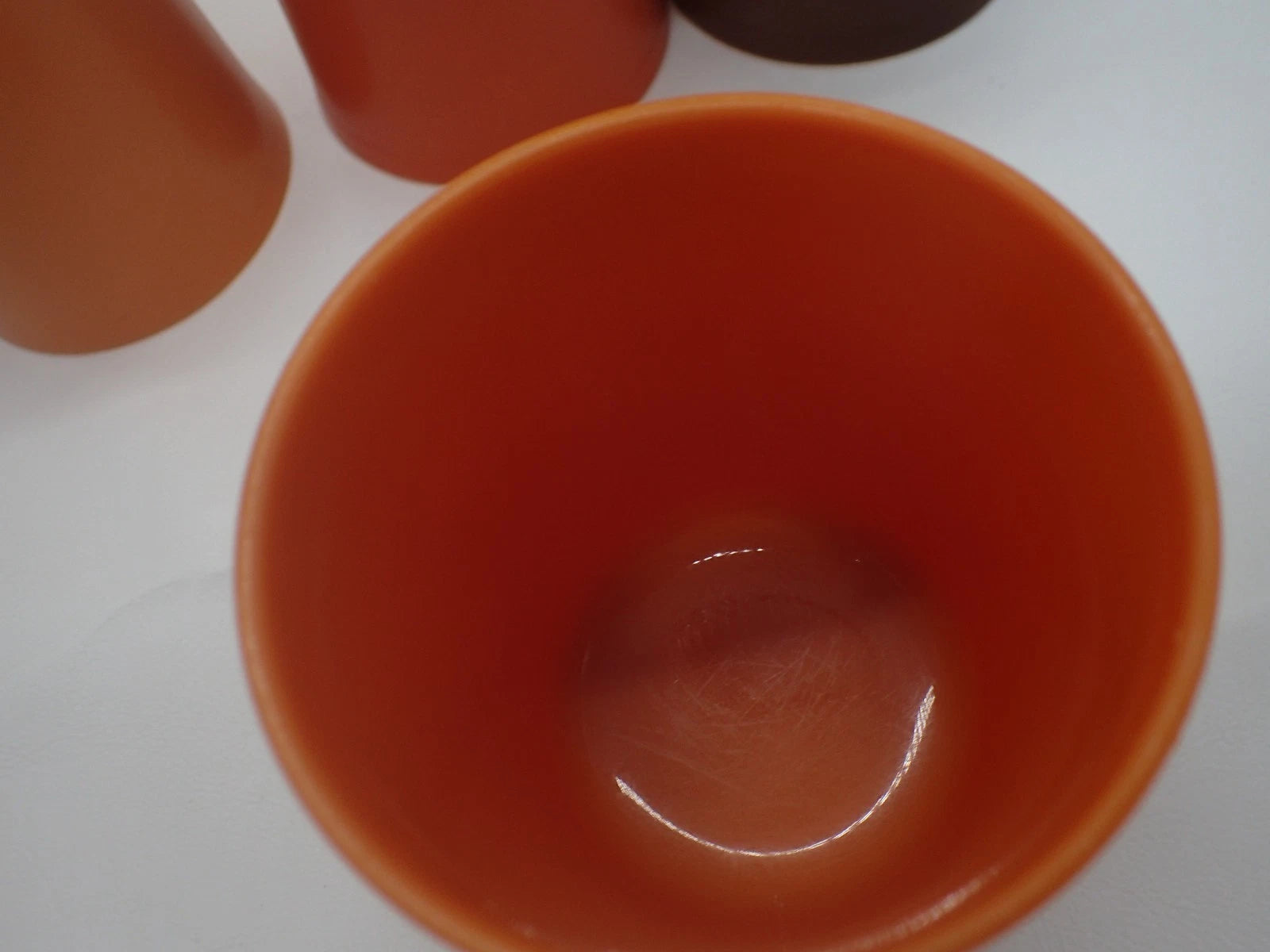 Lot of 7 Vintage TUPPERWARE Beverage Juice Glasses HARVEST COLORS 1251 | eBay