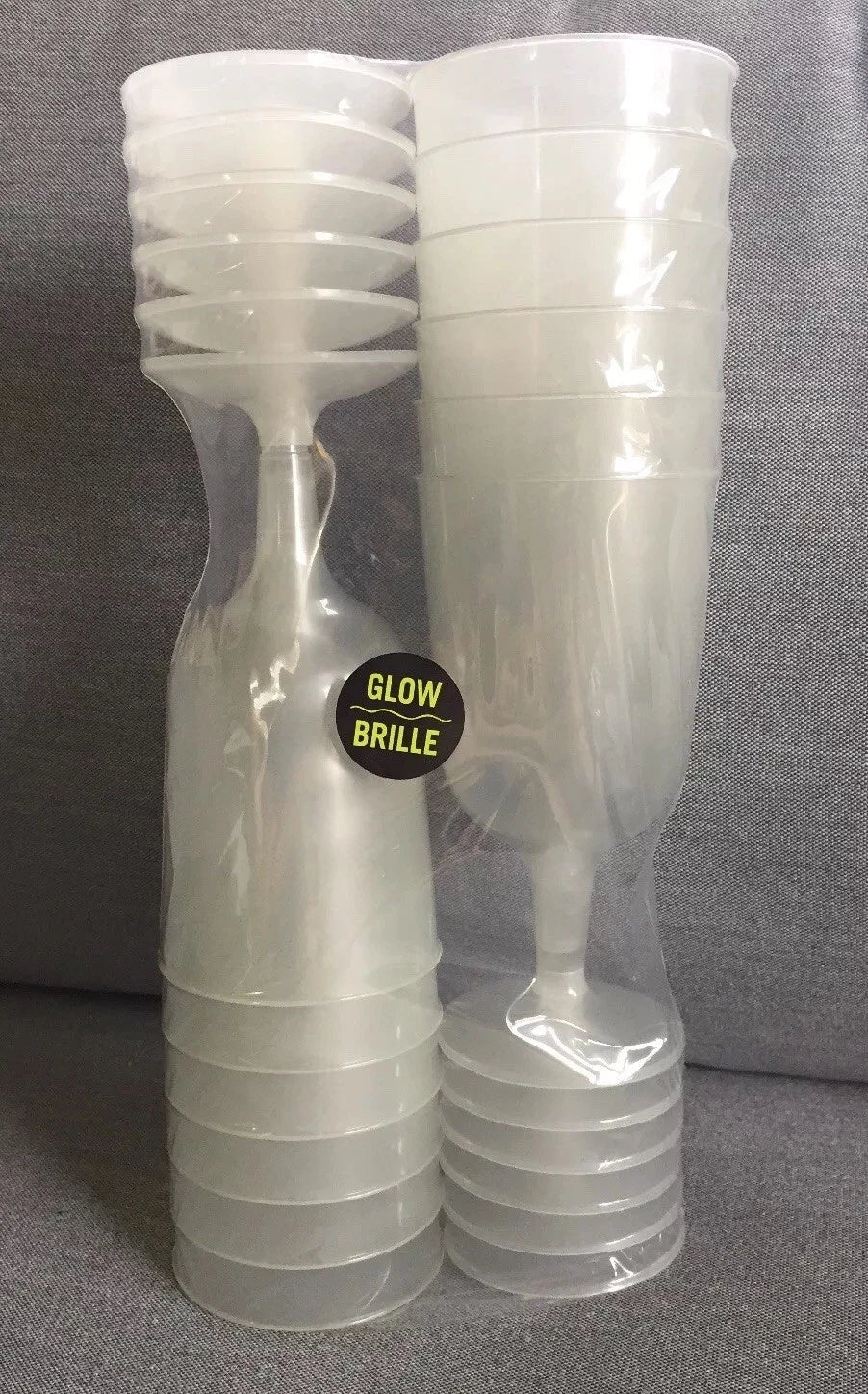 Glow In The Dark 6oz. Wine Glasses, Plastic, Set Of 12 | eBay