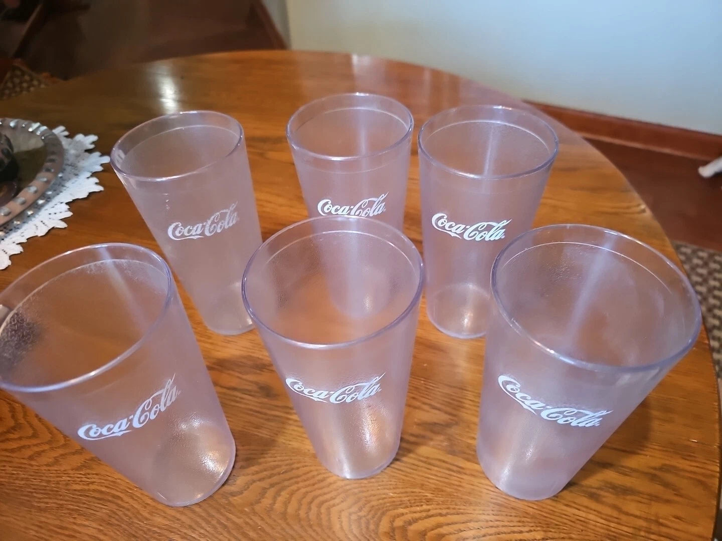 6 Carlisle 5224 Coca-Cola Restaurant Plastic Tumbler Cup Made In USA 24 oz | eBay