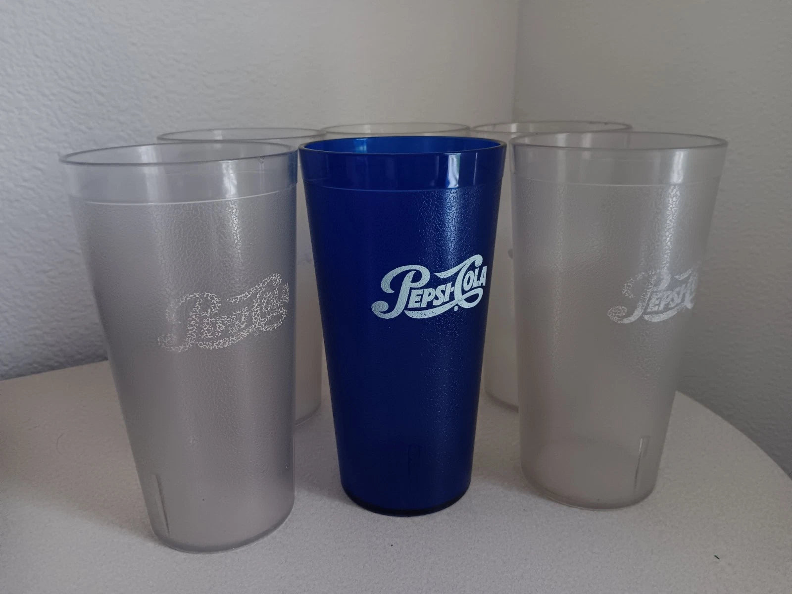 Lot Of 6 Pepsi Cola Restaurant Plastic Cups 20oz Impact Intl. Item #0120 Tumbler | eBay