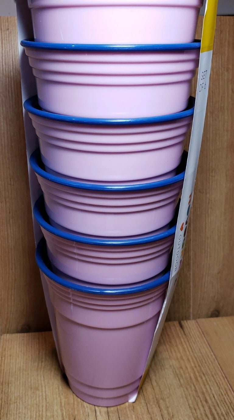 12 LOVE Cups Purple Blue 17 Oz Party Picnic Drink BPA FREE Novogratz Insulated | eBay