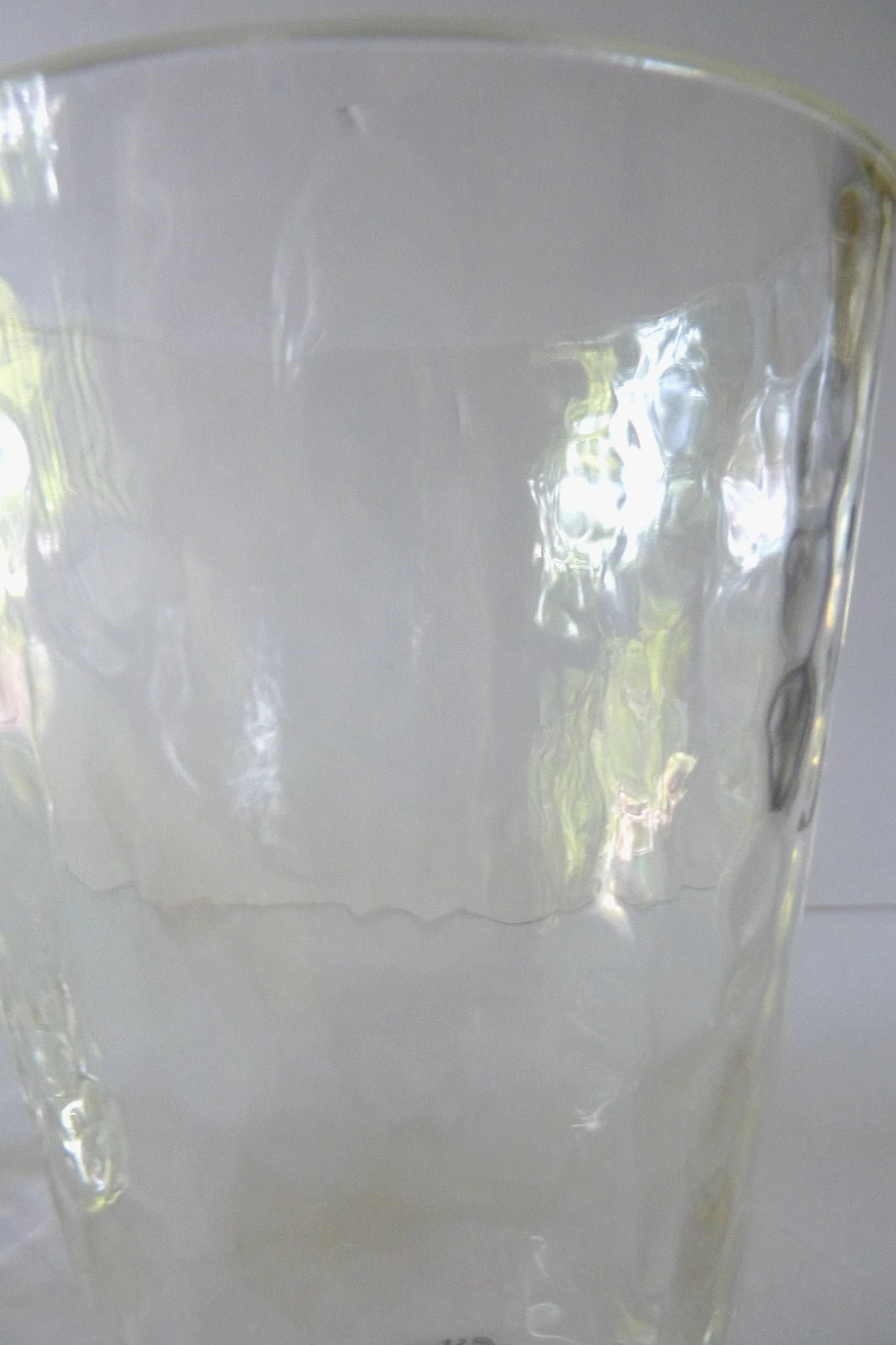 4 West Elm Acrylic Hammered Tumblers Highball Drinking Glassware Clear NWT | eBay